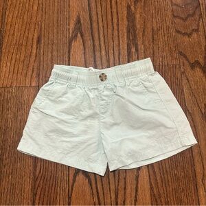 Properly tied mint colored baggie shorts- Size 4
